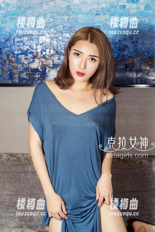 KelaGirls克拉女神 - 芝月的高清照片，温柔得让我的外卖小哥都想多聊两句！